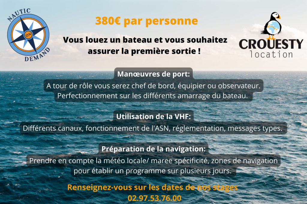 Stage prise en main voilier
